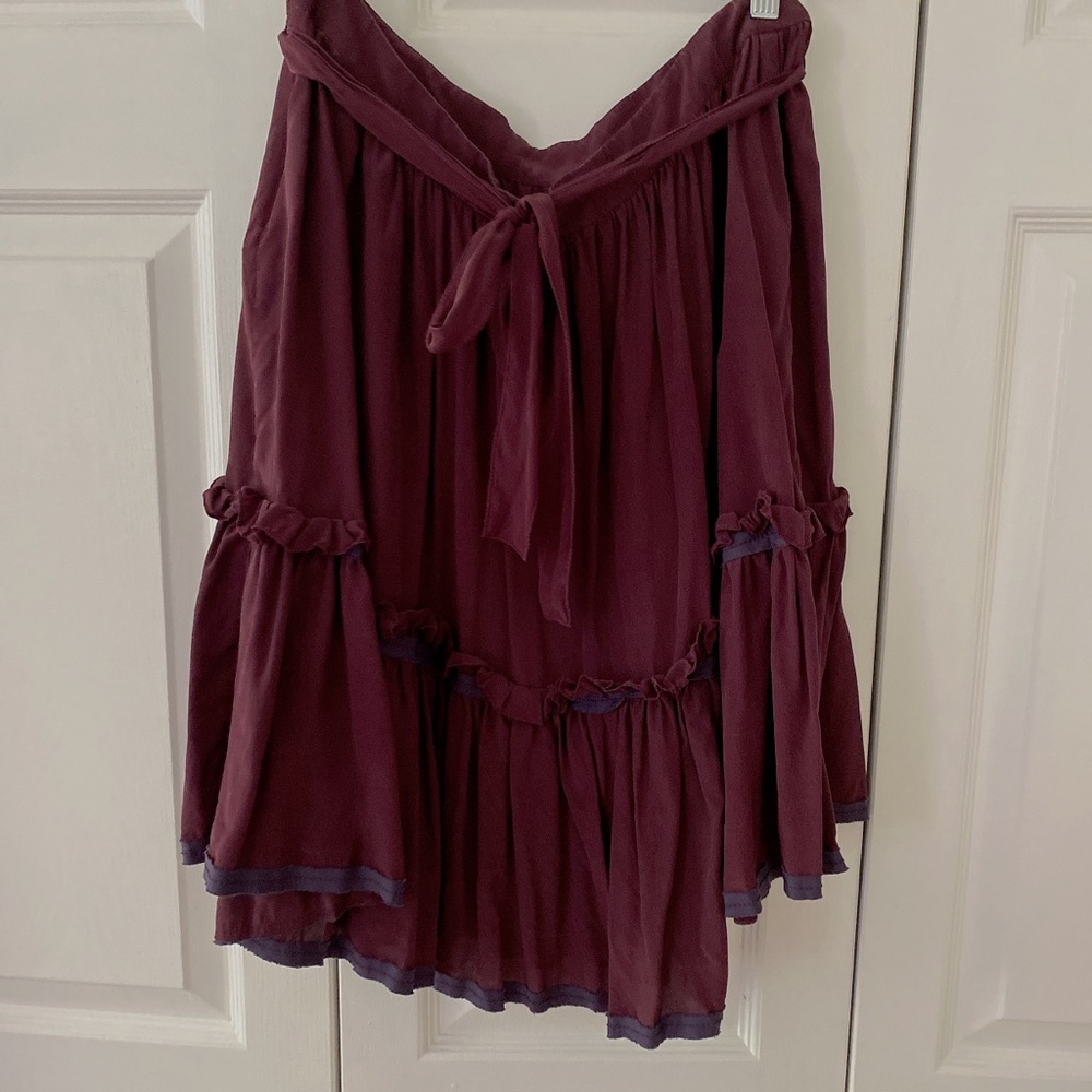 Miu Miu Silk Skirt